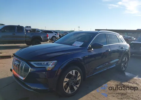 2021 Audi E-Tron Premium Plus Quattro from USA, damaged, VIN WA1LAAGE2MB016318
